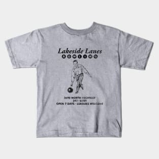 Lakeside Lanes Bowling Kids T-Shirt